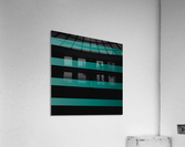 GREEN FOLIAGE STRIPE Acrylic Print