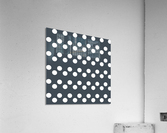 Charcoal Polka Dots Acrylic Print