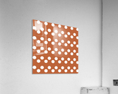 COPPER Polka Dots Acrylic Print