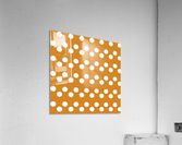Chocolate Polka Dots Acrylic Print