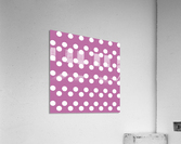 Spring Crocus Polka Dots Acrylic Print