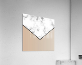 ABSTRACT BROWN MODERN MARBLE Acrylic Print