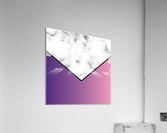 ABSTRACT PURPLE MODERN MARBLE Acrylic Print