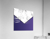 ABSTRACT VIOLET MODERN MARBLE Acrylic Print