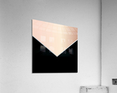 MODERN ROSE QUARTZ ABSTRACT Acrylic Print