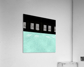 ABSTRACT TURQUOISE GLITTER Acrylic Print