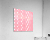 Bitter Pink Heart Shape Pattern Acrylic Print