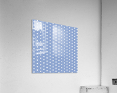 Pale Blue Heart Shape Pattern Acrylic Print