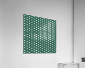 HUNTER GREEN Heart Shape Pattern Acrylic Print