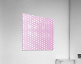 Spring Pink Heart Shape Pattern Acrylic Print