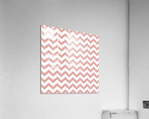BLUSH CHEVRON Acrylic Print