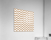 HAZELNUT CHEVRON Acrylic Print