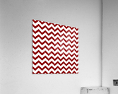 CURRANT CHEVRON Acrylic Print