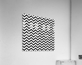 WHITE CHEVRON Acrylic Print