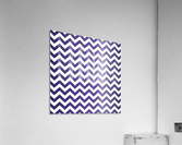 EGGPLANT CHEVRON Acrylic Print