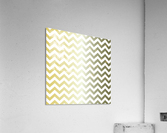 GOLDEN BERYL CHEVRON Acrylic Print