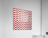 GARNET CHEVRON Acrylic Print