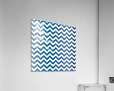 BLUEBERRY CHEVRON Acrylic Print