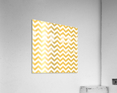 BANANA CHEVRON Acrylic Print