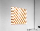 CARROT CHEVRON Acrylic Print