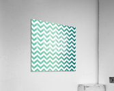 JADE CHEVRON Acrylic Print