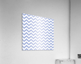 VIOLET PASTEL CHEVRON Acrylic Print