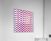 PLUM CHEVRON Acrylic Print