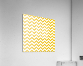 SUMMER YELLOW CHEVRON Acrylic Print