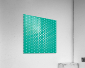 Turquoise Pearl Pattern Acrylic Print