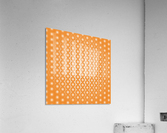 Orange Pearl Pattern Acrylic Print