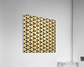 Hexagon Seamless Glitter Pattern Acrylic Print