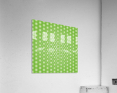Yellow Green Pearl Pattern Acrylic Print