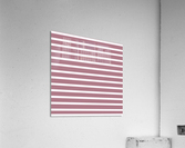 ROSY BROWN Stripes Acrylic Print