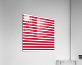 RASPBERRY Stripes Acrylic Print
