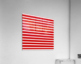 STRAWBERRY Stripes Acrylic Print