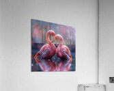 Eternal Love Flamingos Acrylic Print
