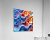 Expressive Abstract Acrylic Print