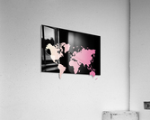 GRADIENT WORLD MAP Acrylic Print