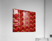 Straw Berry Pattern Acrylic Print