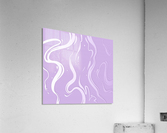 Lavender Liquid Marble Acrylic Print