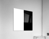 Plain Black and White Acrylic Print
