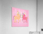 Cute Twin Unicorn Acrylic Print