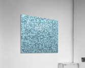 Blue Glitter Pattern Acrylic Print