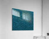 Dark Blue Glitter Pattern Acrylic Print