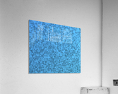 Blue Glitter Modern Pattern Acrylic Print