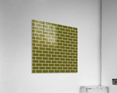 Green Bricks Pattern Acrylic Print