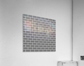 Cute Grey Brick Pattern Acrylic Print