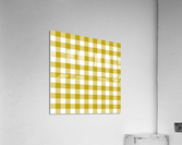 Mustard Plaid Pattern Acrylic Print