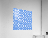 Blue Squares And Diamonds Pattern  Acrylic Print