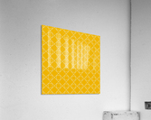Yellow Diamonds Pattern  Acrylic Print